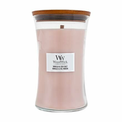 Woodwick Vanilla & Sea Salt dišeča svečka 610 g unisex