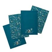 Bombažne kuhinjske krpe v kompletu 4 ks 50x70 cm Enchanted Twilight Animals – Catherine Lansfield