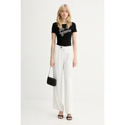 Guess Majica W6RI22 KA0H1 Črna Slim Fit