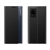 HURTEL Nov Sleep Case ovitek etui z loputo s funkcijo stojala Samsung Galaxy A72 4G črn