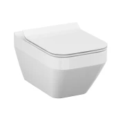 Cersanit S701-213-ECO - Viseča WC školjka z WC sedežem CREA keramika/bela