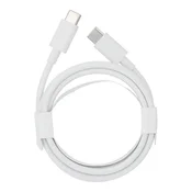 OEM USB-C–USB-C kabel Google 3A, v razsutem pakiranju, bel