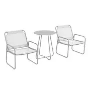 Homestar Bistro komplet 3-delni balkon pohištveni set 60x72 cm siva