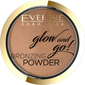 Eveline Cosmetics Glow & Go bronz puder odtenek 01 8,5 g