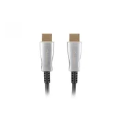Lanberg LANBERG HDMI kabel M/M V2.0, dolžina 10m, optični AOC, črn, 4K, ARC, zlato prevlečeni kontakti, Plug and Play