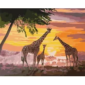 Rayher. Slikanje po številkah, A family of giraffes