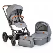 Cangaroo Kolica icon grey set 2 in 1 sa tvrdom korpom ( CAN5000 )