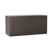 Prosperplast Vrtni zaboj Prosperplast BOARDEBOX 280 L, rjav, plastičen, 116 × 55 × 43,3 cm