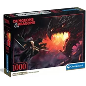 Dungeons &amp, Dragons – Boj z zmaji 1000-delna sestavljanka s posterjem - Clementoni