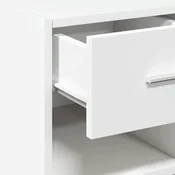 vidaXL vidaXL Komoda bela 45x42,5x93 cm inženirski les, (21296073)