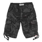 Moške kratke hlače ALPHA INDUSTRIES - Jet - black camo_191200C