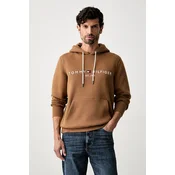 Tommy Hilfiger pulover s kapuco moški z bombažem