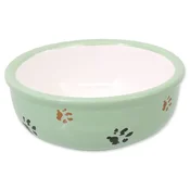 Magic cat Keramična posoda za mačje šape MAGIC CAT zelena 13 cm 0,33 l