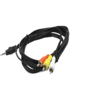 GEMBIRD Audio - video kabl CCA-4P2R-2M Jack AV 3.5mm 4-pin crni