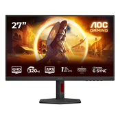 AOC G4 Q27G4SRU computer monitor 68.6 cm (27) 2560 x 1440 pixels Quad HD LED Black, Red