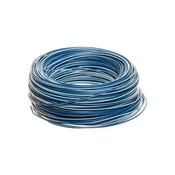 Inštalacijski kabel H05V-K 1 temno moder z belo črto 4510923 /100m/