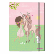 Street mapa z elastiko unicorn a4 1cm