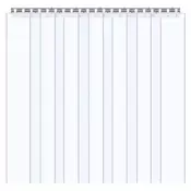 VEVOR PVC trakasta zavesa za vrata 1067x2134 cm prozorna