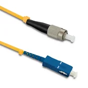 Qoltec optični patchcord FC/UPC - SC/UPC | enomodni | 9/125 | G652D | simpleks | 0,5 m