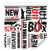 Tapeta v newyorškem slogu za dnevno sobo in spalnico 50x1000 cm