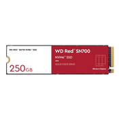 WD WD Red SN700 M.2 250 GB PCI Express 3.0 NVMe (WDS250G1R0C)