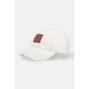 Kapa s šiltom Calvin Klein All-Over Sherpa W/ Patch Cap LV04F5096G Kremna
