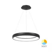 Braytron LED visilica BRY-BELLA-MLP-PD-OKRUGLA-CRNA-46W-3U1-IP20