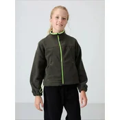 Tommy Life Majica TOMMY Jugend-Sweatshirt Mit Reißverschluss oliva