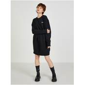 Black womens sweatshirt dress VANS Flying V - Women