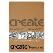 Rayher.	 Create Newsprint blok A4, 100 listov