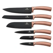 BERLINGERHAUS Komplet nožev z neprebojno plastjo 6 kosov Rosegold Metallic Line BH-2543