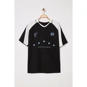 Trendyol Muška majica TMNSS25PO00010, Crna