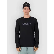 Mons Royale Yotei Merino Classic Long Sleeve Base Layer black