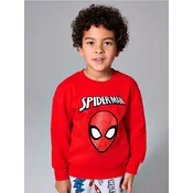 Sinsay - Pamucna dukserica sa printom Spider-Man - crvena