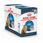 ROYAL CANIN Vlažna hrana za macke preko 12 meseci starosti, komadici u želeu Ultra light in jelly 85gr x 12kesica