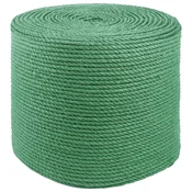 vidaXL 10 kos 2 mm Zelena 100% Tossa jute