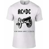 AC/DC majica For Those About To Rock, bela XXL