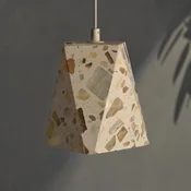 OSRAM viseča svetilka Decor Gleam Box, teraco, bež, E27 - Dnevna soba/jedilnica - Marmor