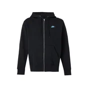 Nike Sportswear Jopa na zadrgo CLUB modra/črna