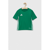 Otroška kratka majica adidas Performance TABELA 23 JSY zelena barva