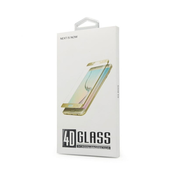 Zaščitno steklo ukrivljeno za Samsung Galaxy S8+ Teracell, z obrobo, zlata in prozorna