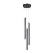Sollux SL.1273 - Zavesni luster PASTELO na sajli 3xG9/8W/230V beton