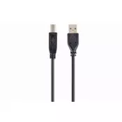 GEMBIRD CCP-USB2-AMBM-6 USB 2.0 A-plug B-plug kabl za stampac black 1.8m