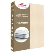 shumee Rjuha z elastiko 90x200 frotir težka 200 frotir svetlo bež