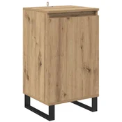 Vidaxl Strani šal Umetni hrast 40 x 35 x 70 cm Konstruiran les