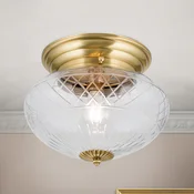 ORION Enna stropna svjetiljka O 31 cm - Dnevni boravak/blagovaonica - Anticki - bronca, prozirna - Metal