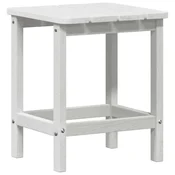 Vidaxl Stranska miza Bela 38 x 38 x 46 cm Polietilen