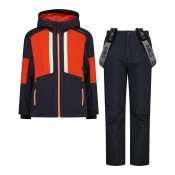 CMP KID SET JACKET AND PANT, otroški smučarski kompleti, črna 35W0294