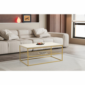 HANAH HOME Sto za dnevnu sobu Asude Gold Travertine