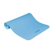 REBEL ACTIVE Strunjaca (prostirka) za jogu, pilates i fitnes, 183x61 cm, debljina 1 cm, materijal TPE, plava boja, model RBA-3158-2BL